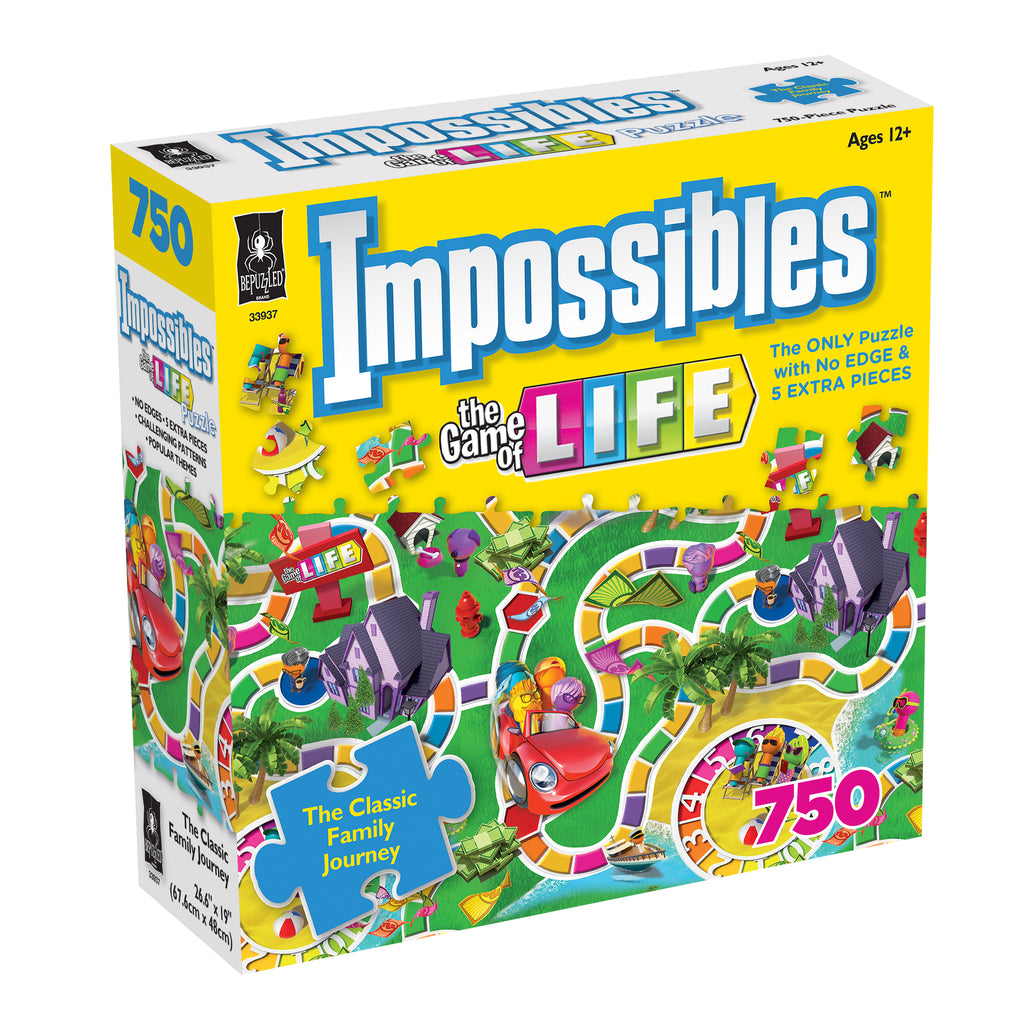 Hasbro Impossibles Game of Life Puzzle