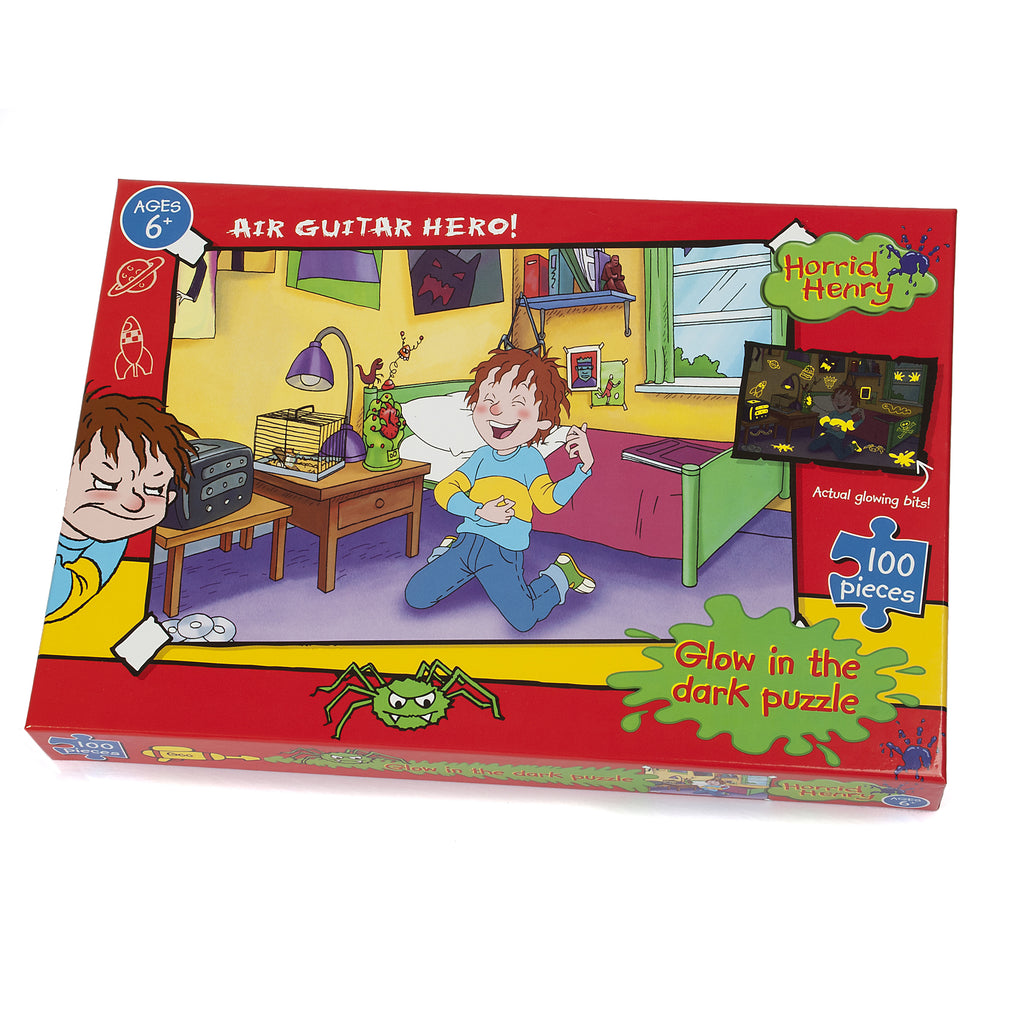 Horrid Henry Glow in the Dark Air Guitar 100 piece puzzle