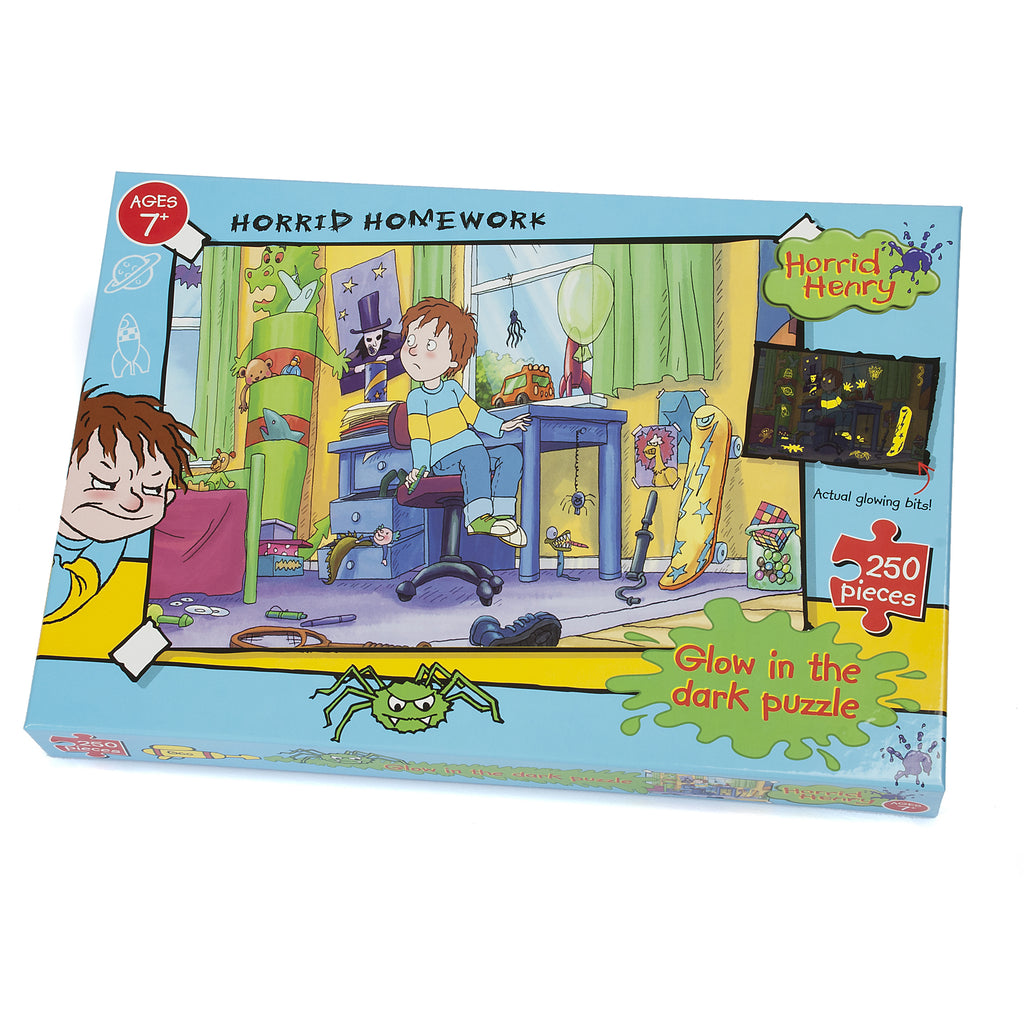 Horrid Henry Glow in the Dark Horrid Homework 250 piece puzzle