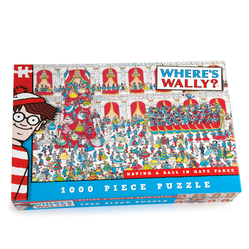 Where's Wally Having a Ball in Gaye Paree 1000 Piece Puzzle