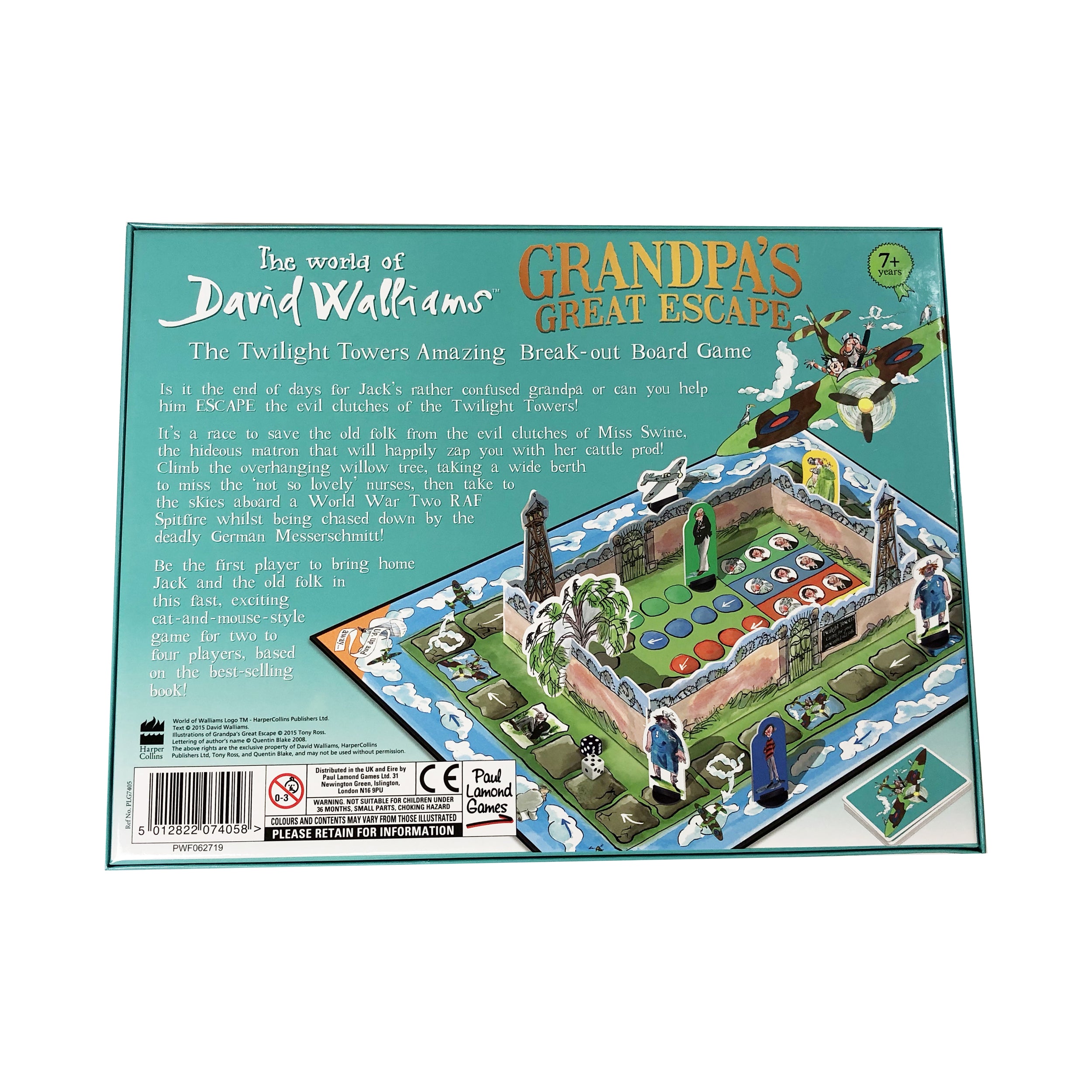 Paul Lamond Games 6825 Puzzle David Walliams - 250 Pezzi Per Bambini Da 7 Anni In Su