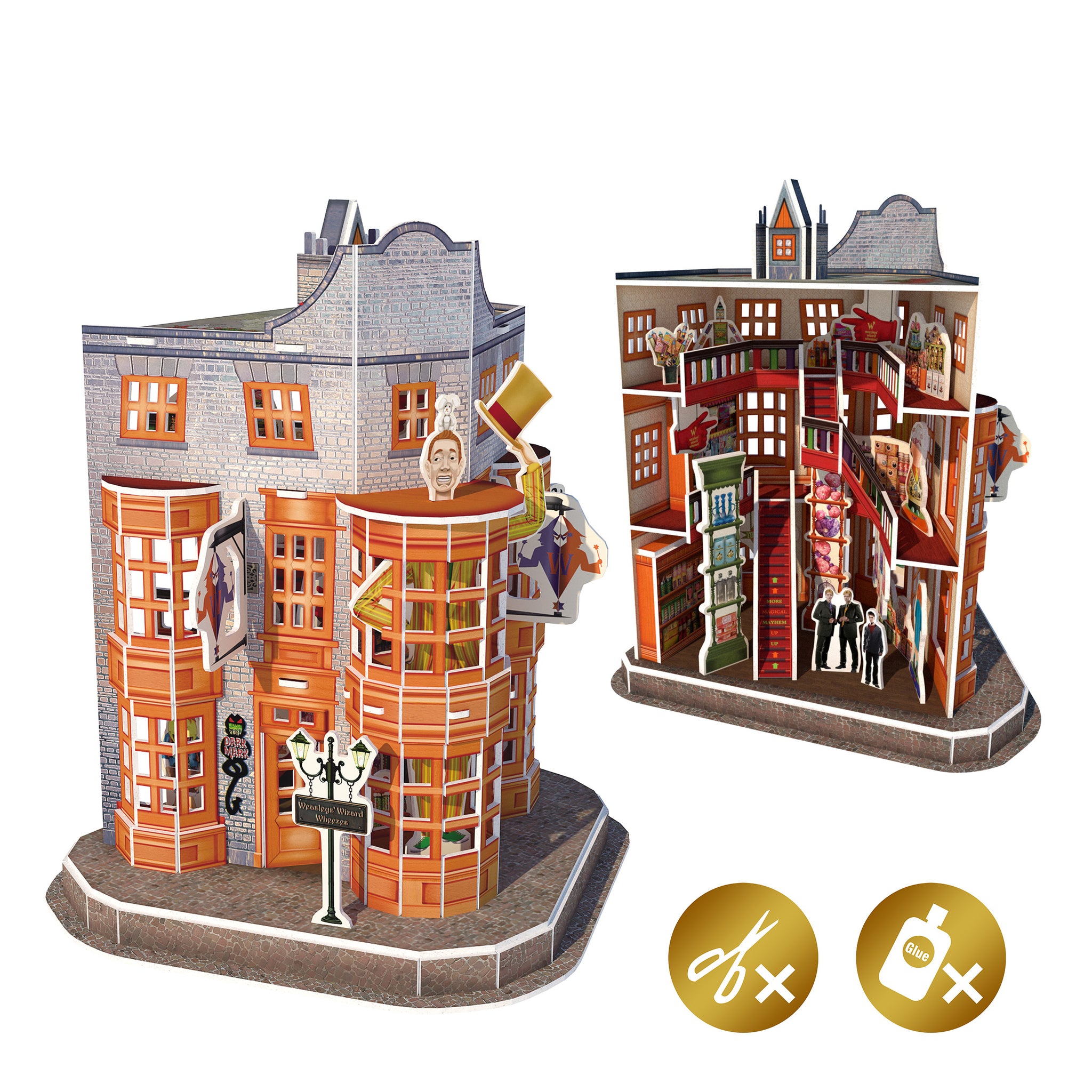 Weasley Harry Potter Diagon Alley Weasleys' Wizard Wheezes 3D Puzzle – Are