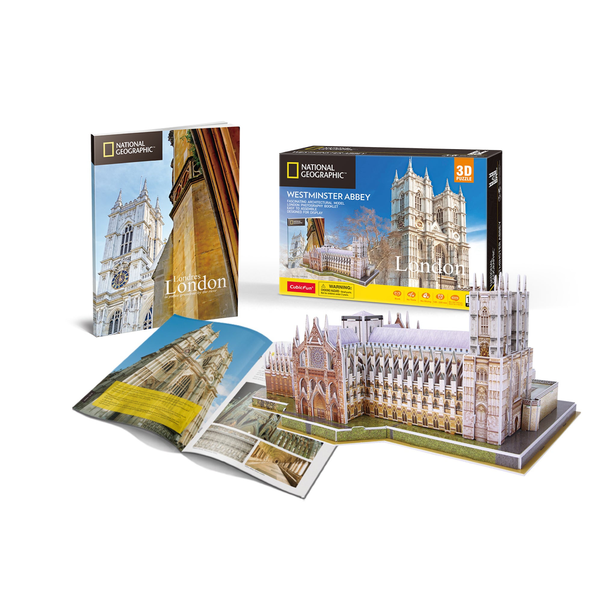 金時　National Geographic サイドウォール4枚 National Geographic Westminster Abbey 3D Puzzle – Are You Game UK