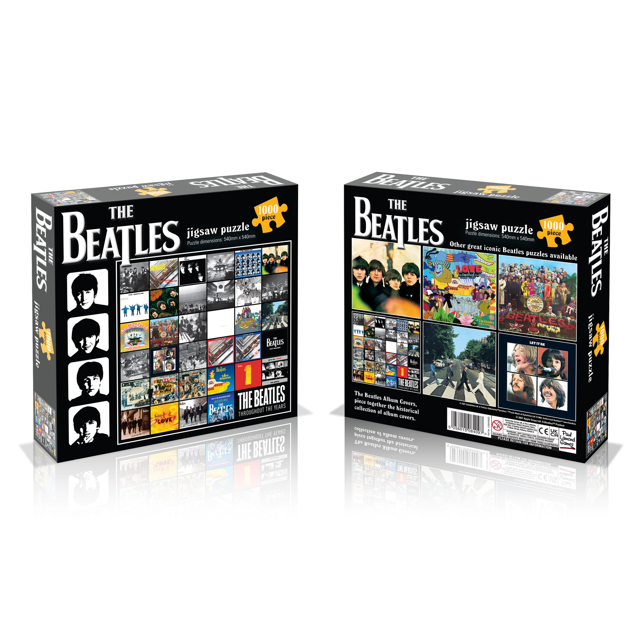 The Beatles Album Collage 1000 Piece Puzzle – Are You Game UK