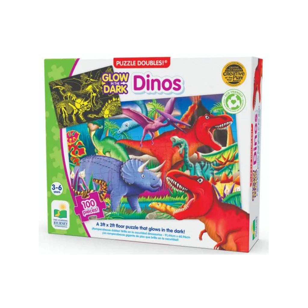 Puzzle Doubles - Glow In The Dark - Dinos